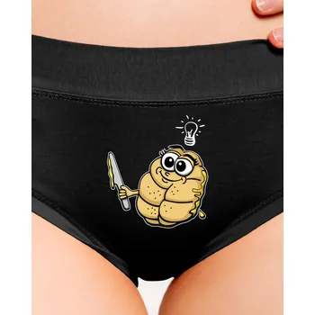 Souprava dámského spodního prádla Bastard Jsem mazaný dámské kalhotky Black