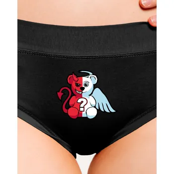 Souprava dámského spodního prádla Bastard Anděl vs. ďábel dámské kalhotky Black