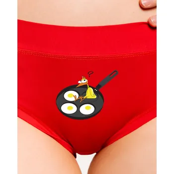 Souprava dámského spodního prádla Bastard Kuře dámské kalhotky Red Mal