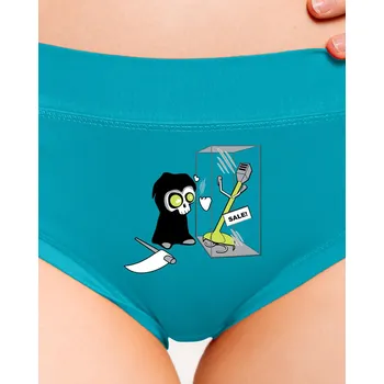 Souprava dámského spodního prádla Bastard Smrtka dámské kalhotky Turquoise