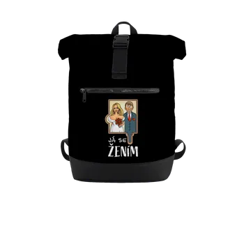 Městský batoh Bastard Já se žením/vdávám batoh Black