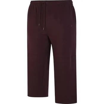 Teplákové kalhoty s velmi širokou nohavicí (burgundy) - v nadměrné velikosti 3342