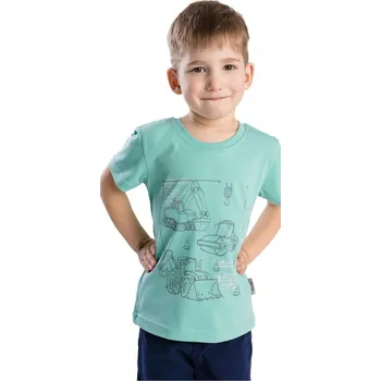 Bettymode Dětské tričko BAGR A TRAKTOR krátký rukáv, 110