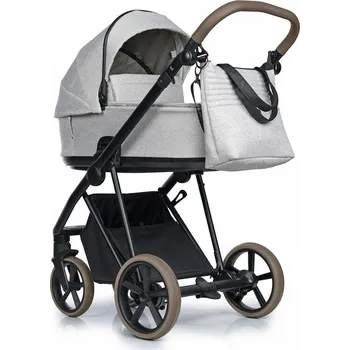 Kočárek ROAN kombinovaný kočárek Ivi Vintage Pixel Light