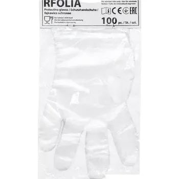 Pracovní oblečení Reis RFOLIAN rukavice 100 Ks transparentní