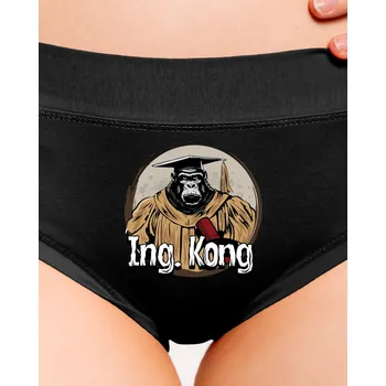 Souprava dámského spodního prádla Bastard Ing. Kong dámské kalhotky Black