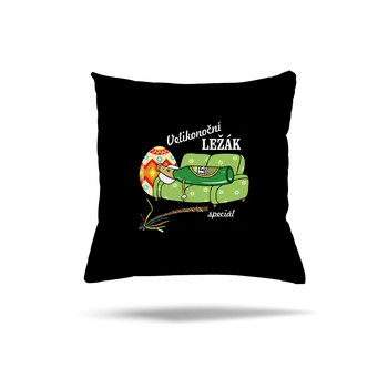 Polštář Bastard Velikonoční ležák polštář Black