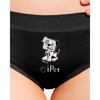 Souprava dámského spodního prádla Bastard iPet dámské kalhotky Black