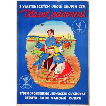 Plechová cedule Plechová retro cedule - Včasné jednocení Provedení: Dibond: 20 x 15 cm