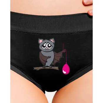 Souprava dámského spodního prádla Bastard Netopýr dámské kalhotky Black