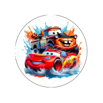 Jedlá dekorace na dort AUTA 1, VARIANTA Jedlý papír 86