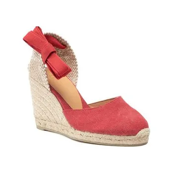 Dámské baleríny Espadrilky Castañer Carina/8/002 021642-604 Červená 39