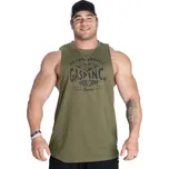 Gasp ORIGINAL CUT OUT TANK ARMY GREEN MELANGE – tílko Gasp zelené Velikost: M