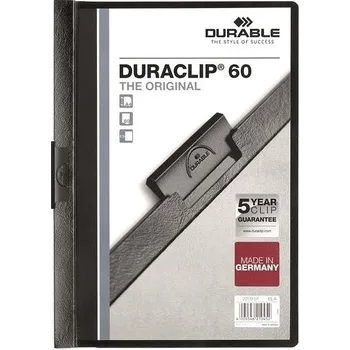 DURABLE Duraclip A4, 60 listů, černé