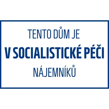 Plechová cedule Plechová retro cedule - Tento dům Provedení: Dibond: 20 x 15 cm