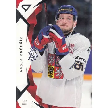 Sběratelská karetní hra řadová karta RADEK KUČEŘÍK 24-25 SZ Hokejové Česko číslo 19