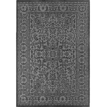 Koberec Hans Home Kusový koberec Duet Kona 106248 Black/White - na ven i na doma - 160x230 - doprava zdarma