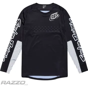 cyklistický dres Dres na kolo TroyLeeDesigns Sprint Jersey Mono Black 2025 XXL