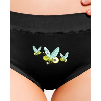 Souprava dámského spodního prádla Bastard Světluška dámské kalhotky Black