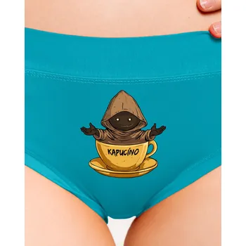 Souprava dámského spodního prádla Bastard Kapucíno dámské kalhotky Turquoise