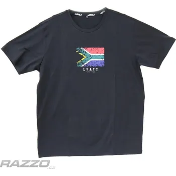 Pánské tričko Pánské tričko LEATT Promo South Africa T-Shirt Black XXL