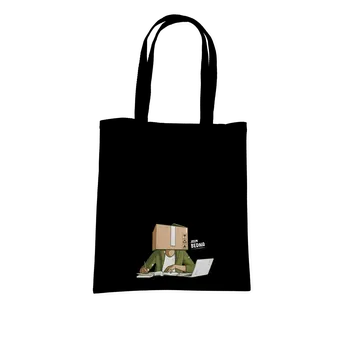 Nákupní taška Bastard Jsem bedna taška Black