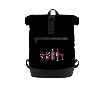 Městský batoh Bastard Evoluce červeného vína batoh Black