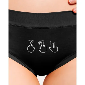 Souprava dámského spodního prádla Bastard Manuál dámské kalhotky Black