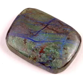 Korálek Kabošon Azurite Line č.4749 (25x18x6mm)