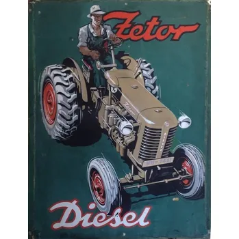 Plechová cedule Plechová retro cedule - Zetor Provedení: Dibond: 20 x 15 cm