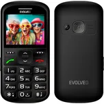 EVOLVEO EasyPhone XS, mobilní telefon pro seniory, černý