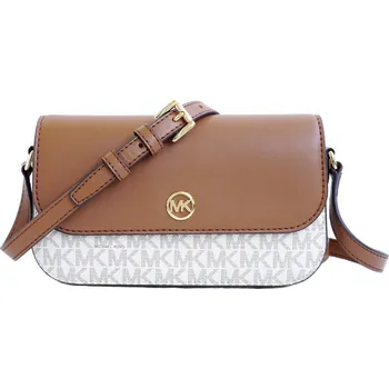 Kabelka Crossbody kabelka Michael Kors sm flap logo vanilla