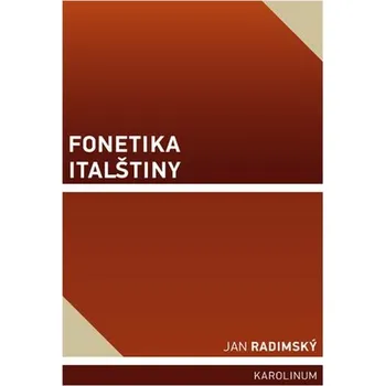 Kniha Fonetika italštiny [E-kniha] - Jan Radimský