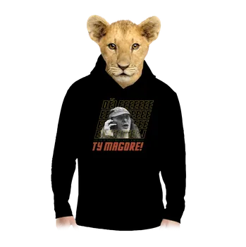 Chlapecká mikina Bastard B18: Jiří Kára dětská mikina klokanka Black