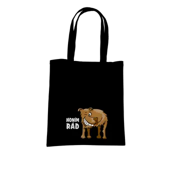 Nákupní taška Bastard Honím rád taška Black