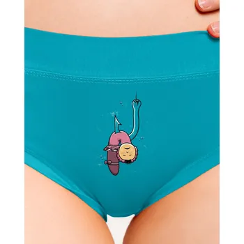 Souprava dámského spodního prádla Bastard Dáda na rybách dámské kalhotky Turquoise