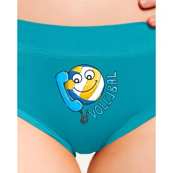 Souprava dámského spodního prádla Bastard Volejbal dámské kalhotky Turquoise