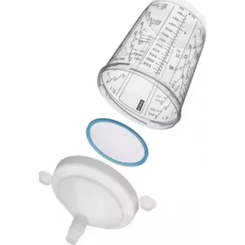 Stříkací pistole SATA RPS 0,6 l – originální kelímek s plochým sítkem 125 µm