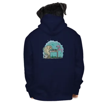 Pánská mikina Bastard Zase neberou pánská mikina na zip Navy