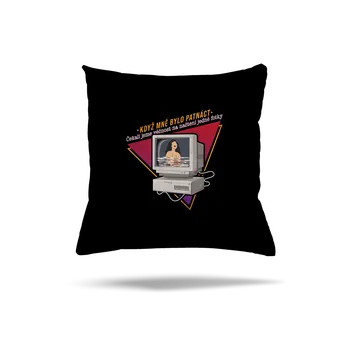 Polštář Bastard B15: Nahota polštář Black