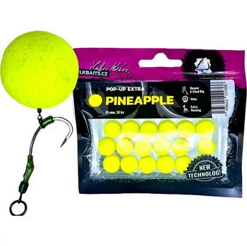 Boilies Plovoucí Boilie LK Baits Pop-Up Extra 14mm Pineapple