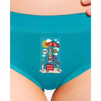 Souprava dámského spodního prádla Bastard Plavčík dámské kalhotky Turquoise