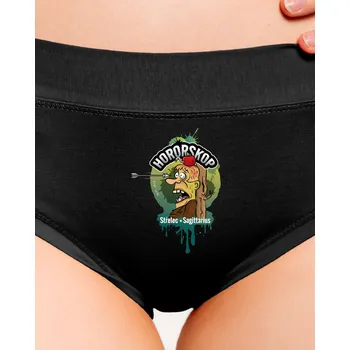 Souprava dámského spodního prádla Bastard Hororskop - Střelec dámské kalhotky Black