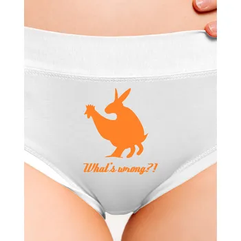 Souprava dámského spodního prádla Bastard What's wrong dámské kalhotky White