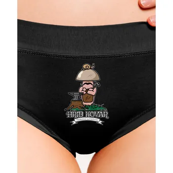 Souprava dámského spodního prádla Bastard Hřib kovář dámské kalhotky Black