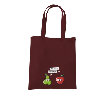 Nákupní taška Bastard Zhubni! taška Chocolate