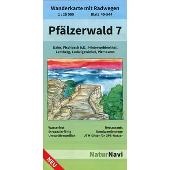 Pfälzerwald 7. Blatt 40-544, 1 : 25 000
