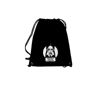 Sportovní vak Bastard Nejsem smutná vak Black