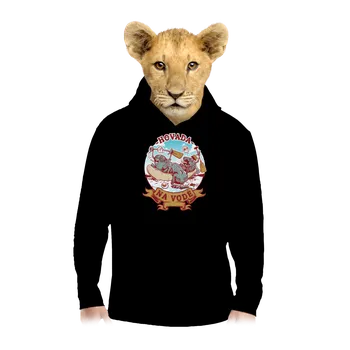 Chlapecká mikina Bastard Hovada na vodě dětská mikina klokanka Black