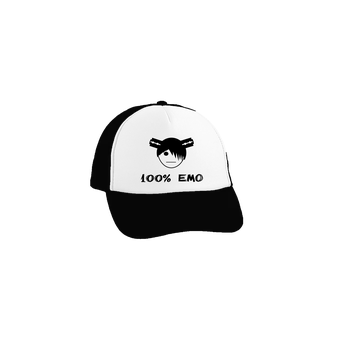 Kšiltovka Bastard 100% emo kšiltovka truckerka Black cap